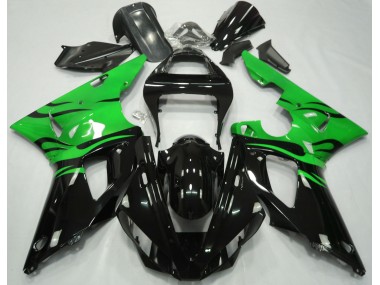 00-01 Black Flame & Green R1 Fairings