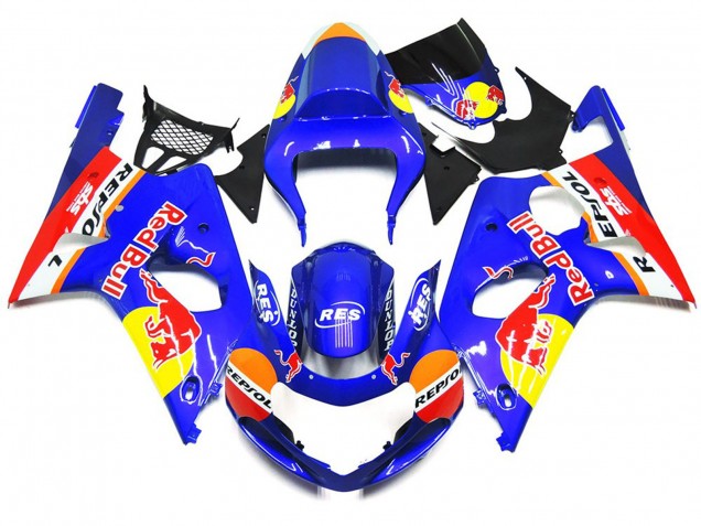 00-02 Custom Red Bull Style OEM style Kit GSXR 1000 Fairings