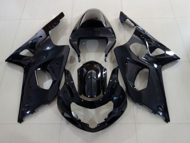 00-02 Gloss Black GSXR 1000 Fairings