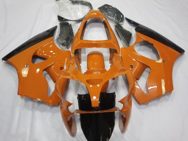 00-02 Gloss Orange & Black ZX6R Fairings