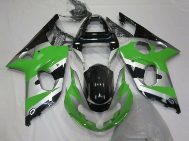 00-02 Green Silver OEM Style GSXR 1000 Fairings