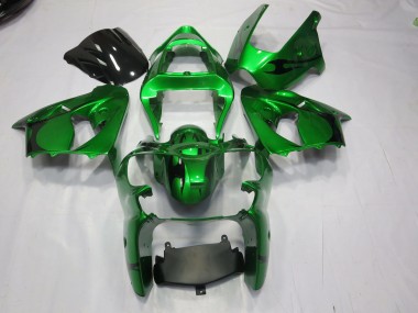 00-02 Green ZX6R Fairings