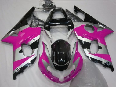 00-02 Pink Silver OEM Style GSXR 1000 Fairings