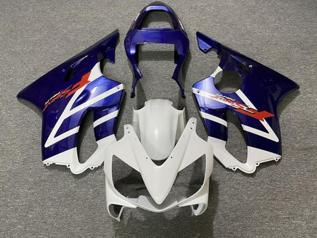 01-03 Deep Blue and White CBR600 F4i Fairings