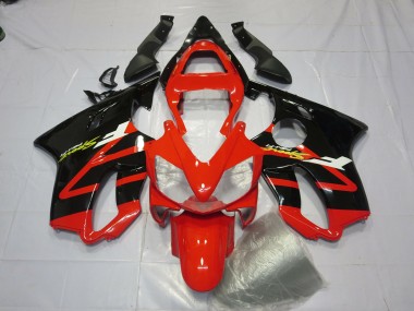 01-03 Gloss Black and Red CBR600 F4i Fairings