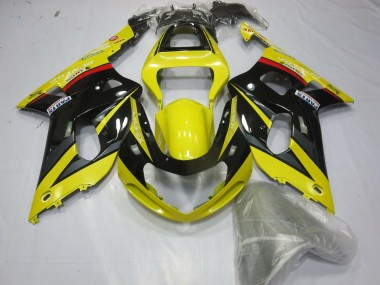 01-03 Yellow Black and Grey GSXR 600-750 Fairings