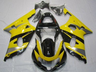 01-03 Yellow OEM Style GSXR 600-750 Fairings