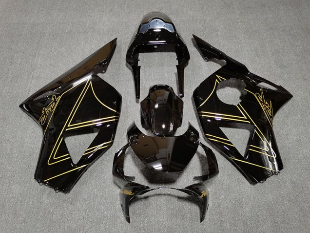 02-03 Gloss Black & Gold CBR954RR Fairings