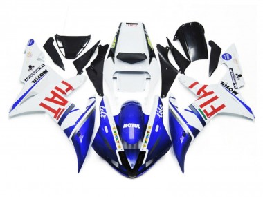 02-03 Gloss White and Blue Fiat R1 Fairings