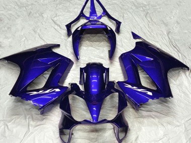 02-12 Deep Blue Plain VFR800 Fairings