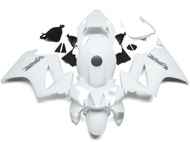 02-12 Gloss White Slick VFR800 Fairings