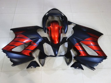 02-12 Red and Black VFR800 Fairings