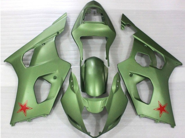 03-04 Army Green GSXR 1000 Fairings