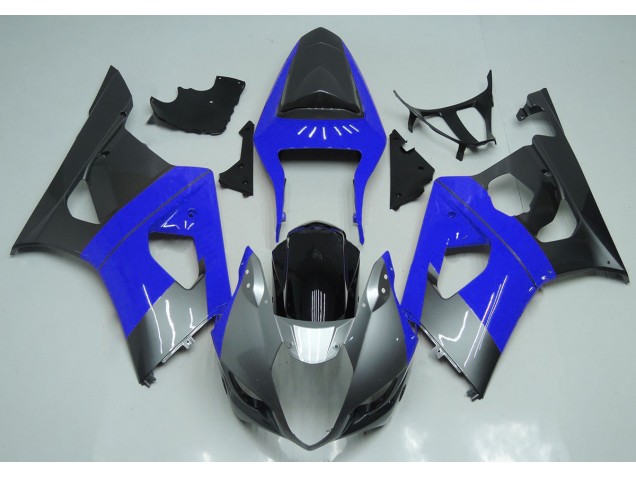 03-04 Blue Silver and Black GSXR 1000 Fairings