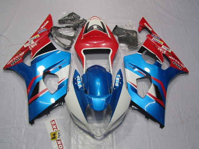 03-04 Blue and Red GSXR 1000 Fairings