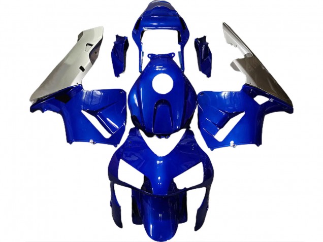 03-04 Deep Blue & Silver CBR600RR Fairings