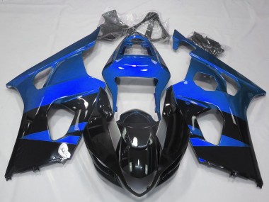 03-04 Gloss Blue & Black GSXR 1000 Fairings