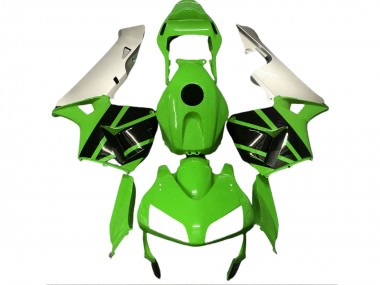 03-04 Gloss Green & Matte Silver CBR600RR Fairings