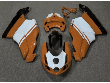 03-04 Gloss Orange & White Ducati 749 999 Fairings