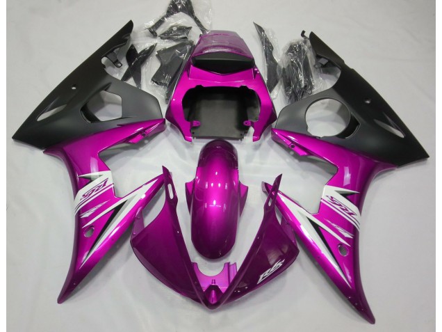 03-04 Gloss Pink & White R6 Fairings