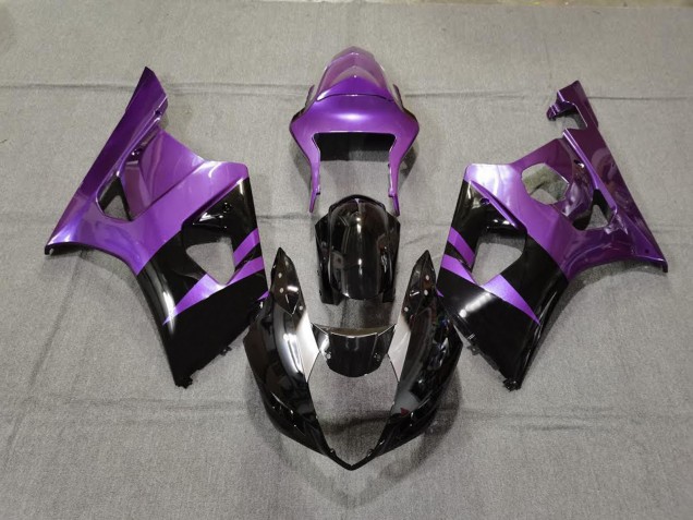 03-04 Gloss Purple & Black GSXR 1000 Fairings