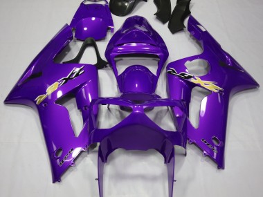 03-04 Gloss Purple ZX6R Fairings