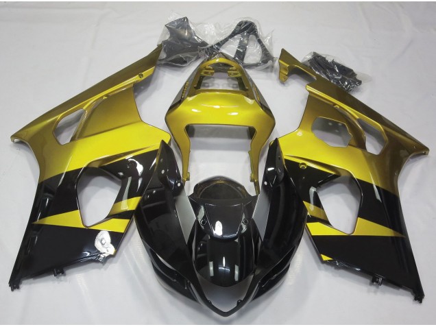 03-04 Gloss Yellow & Black GSXR 1000 Fairings