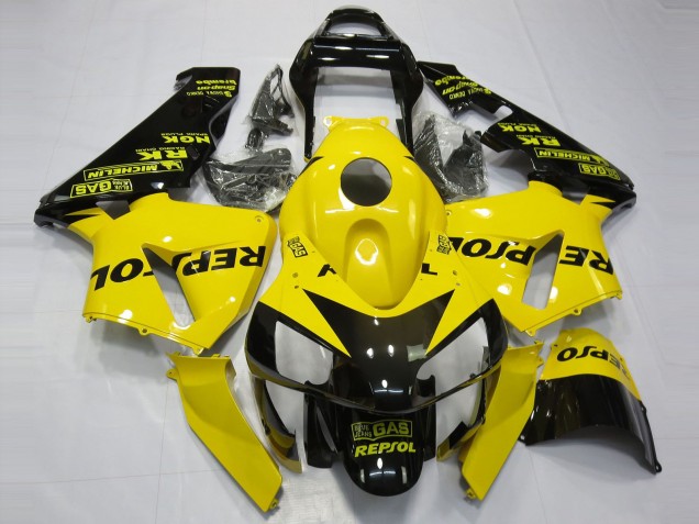 03-04 Gloss Yellow Repsol CBR600RR Fairings