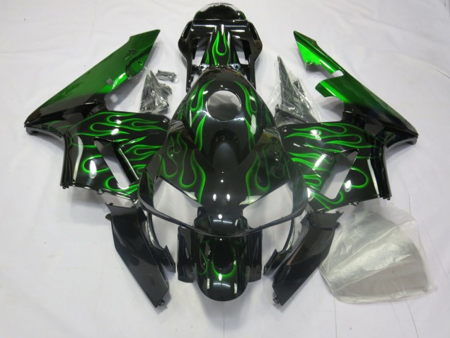 03-04 Green Flames CBR600RR Fairings