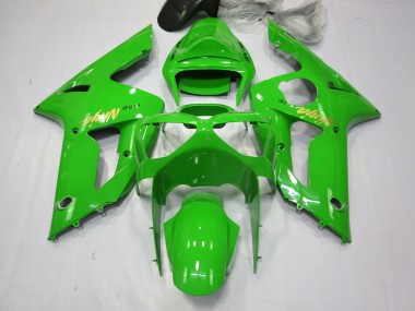 03-04 Green Ninja ZX6R Fairings