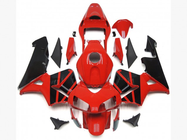 03-04 OEM Style Red Black CBR600RR Fairings