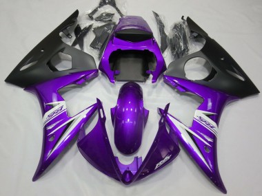 03-04 Purple & White R6 Fairings