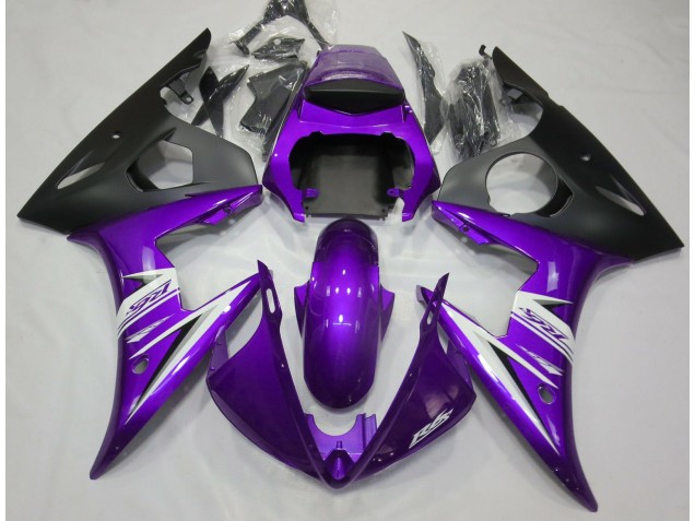 03-04 Purple & White R6 Fairings