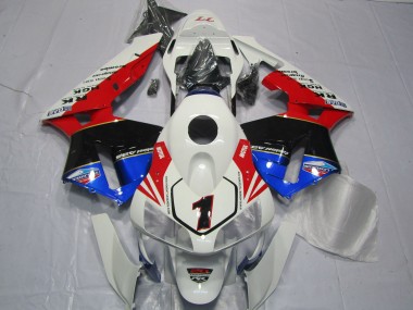 03-04 Red White Black and Blue CBR600RR Fairings