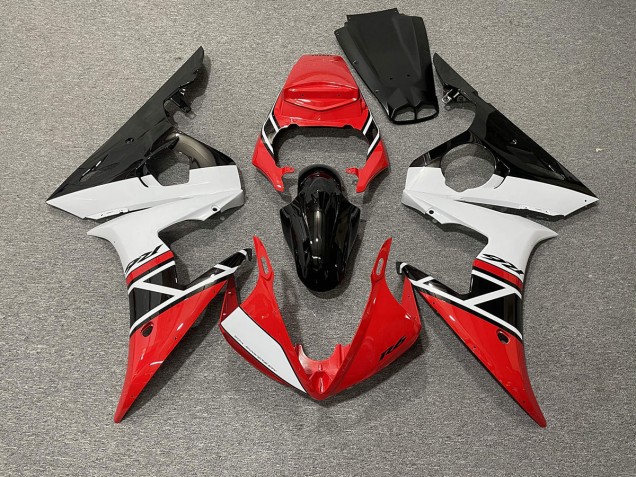 03-04 Red White and Black R6 Fairings