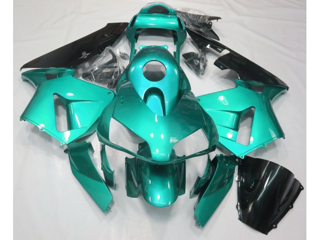 03-04 Teal Plain CBR600RR Fairings