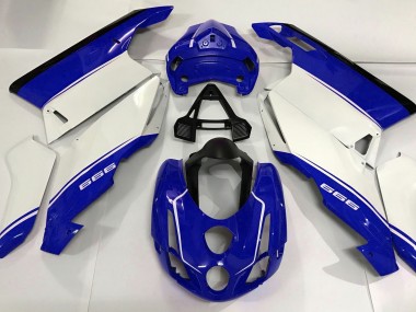 03-04 White Blue and Black Ducati 749 999 Fairings