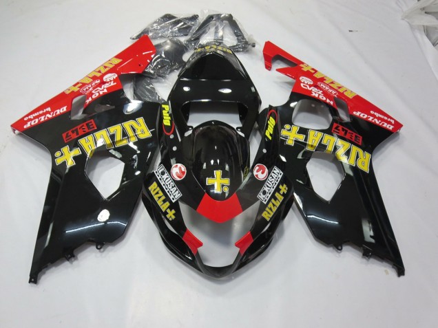 04-05 Black Rizla GSXR 600-750 Fairings