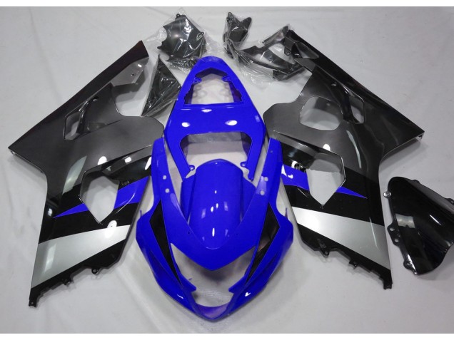 04-05 Blue and Silver GSXR 600-750 Fairings