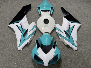 04-05 Cyan White and Gloss Black CBR1000RR Fairings