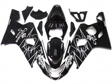 04-05 Gloss Black Corona Style GSXR 600-750 Fairings