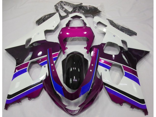 04-05 Gloss Pink and Blue GSXR 600-750 Fairings