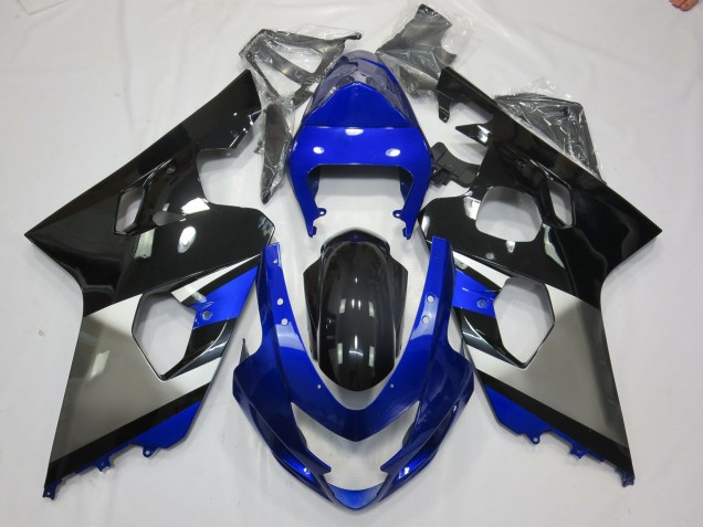 04-05 Grey Blue and Black GSXR 600-750 Fairings