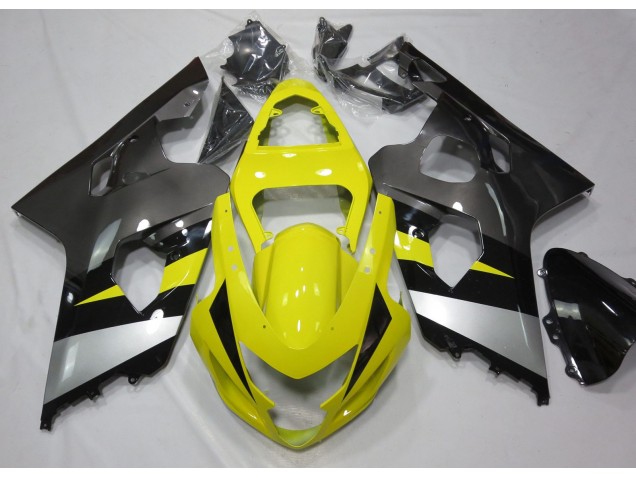 04-05 Yellow and Grey GSXR 600-750 Fairings