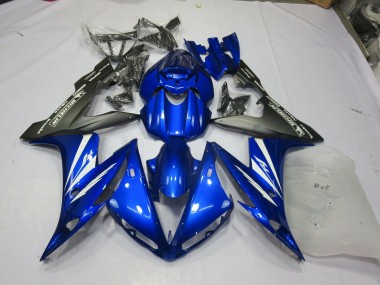 04-06 Blue and Matte R1 Fairings