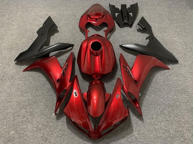 04-06 Candy Red R1 Fairings