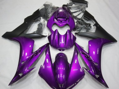 04-06 Gloss Purple & Black R1 Fairings