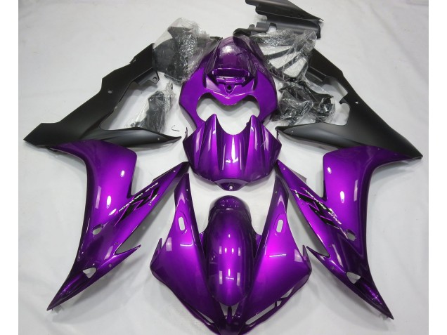 04-06 Gloss Purple & Black R1 Fairings