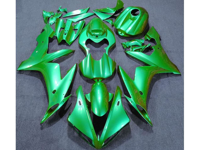 04-06 Solid Green R1 Fairings