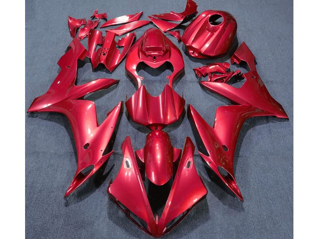 04-06 Solid Red R1 Fairings